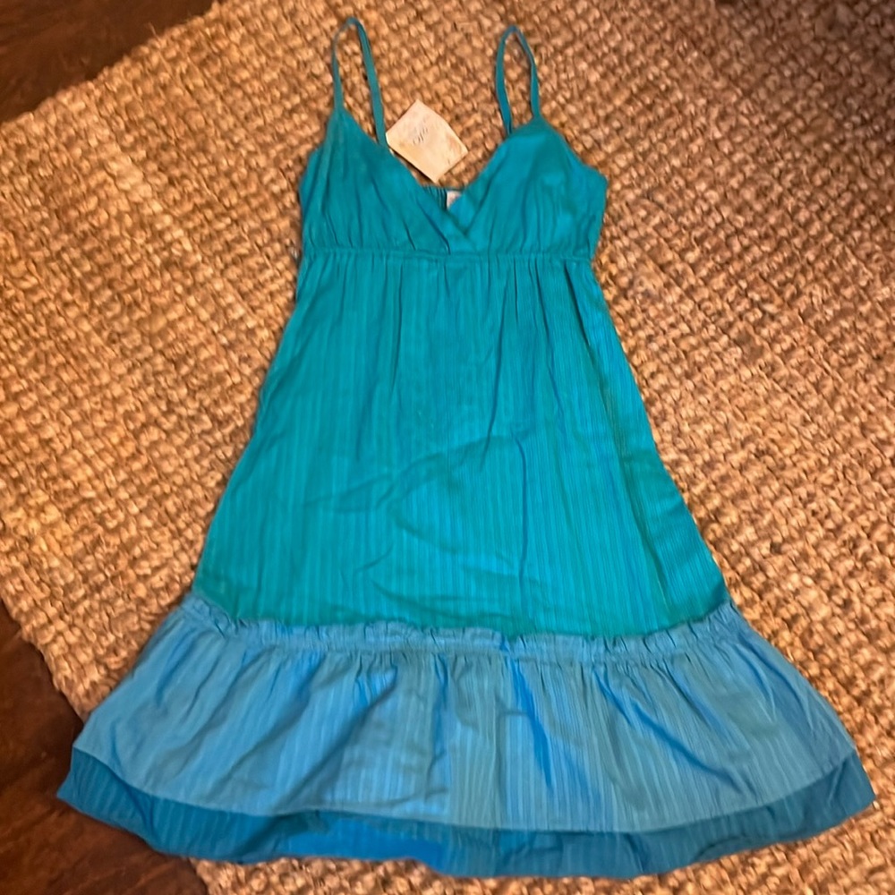 New w tags Blue cotton sun dress